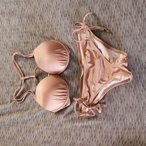 Rose Gold Padded Bikini